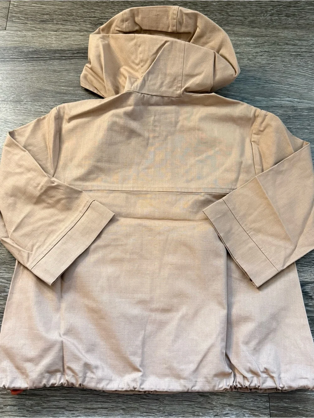 NWT The Sunday Collective Cinch Waist 1/2 Zip Pullover Brown Jacket